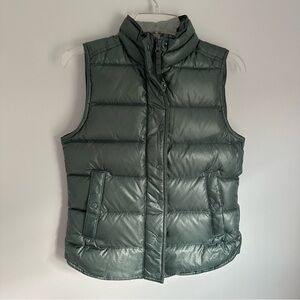J. Crew Olive Quilted Vest